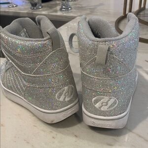 Heelys Silver Glitter High-Tops